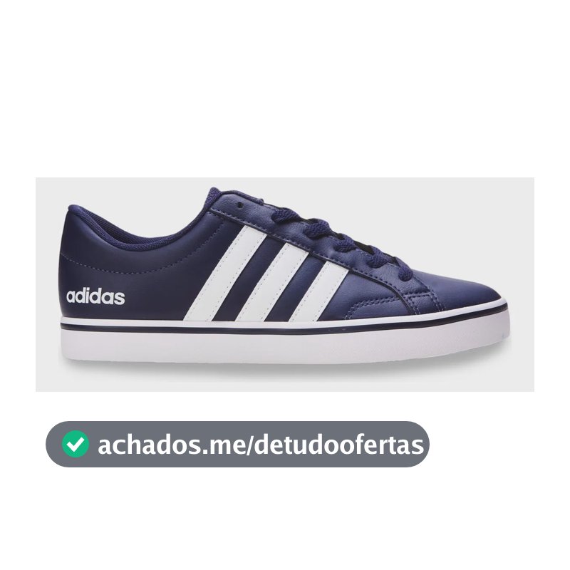 Tênis Masculino Vs Pace 2.0 adidas Ftwwht/cblack/ftwwht Liso