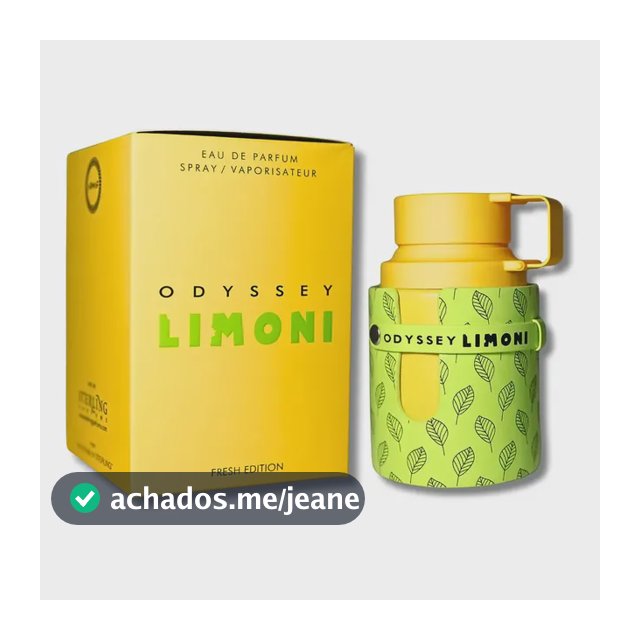 Perfume Odyssey Limoni Fresh Edition Edp Masculino Armaf 100ml