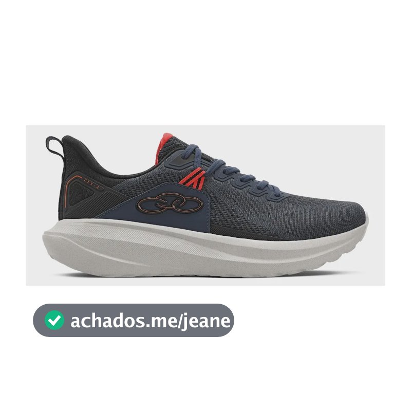 Tênis De Caminhada Masculino Zex 2 Olympikus Petroleo/preto Liso 43 Br