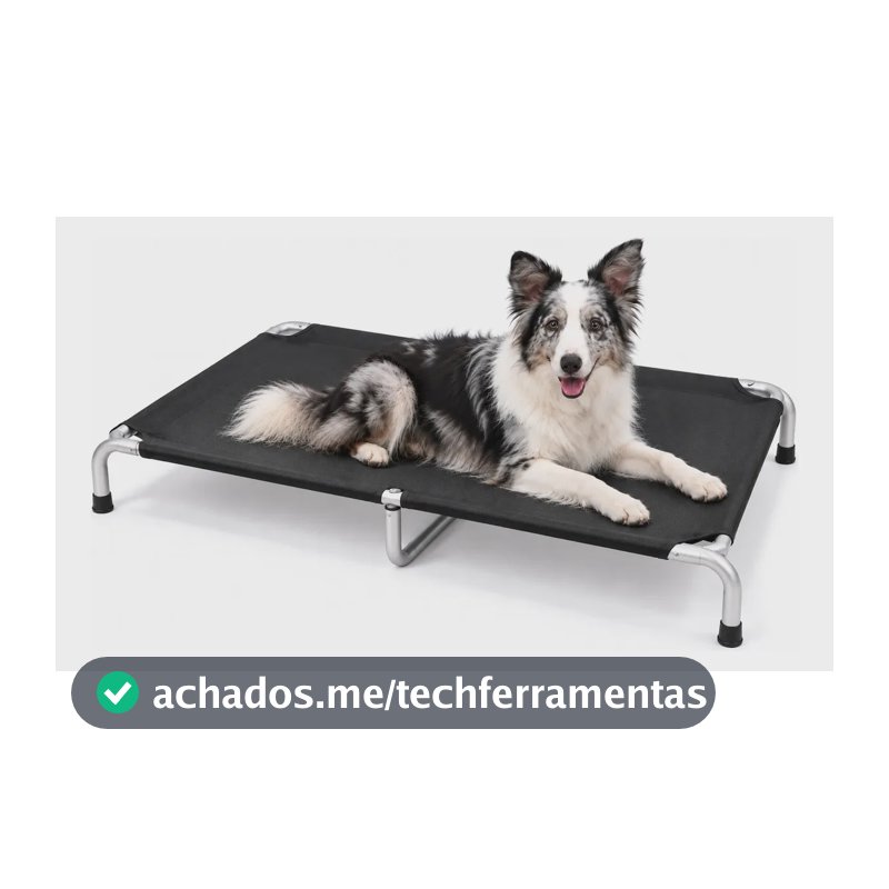 Cama Para Cachorro Cama Pet Caminha Pet Cama Cachorro Grande Suspensa Elevada Lavável Ortopédica 90x60cm Dogets
