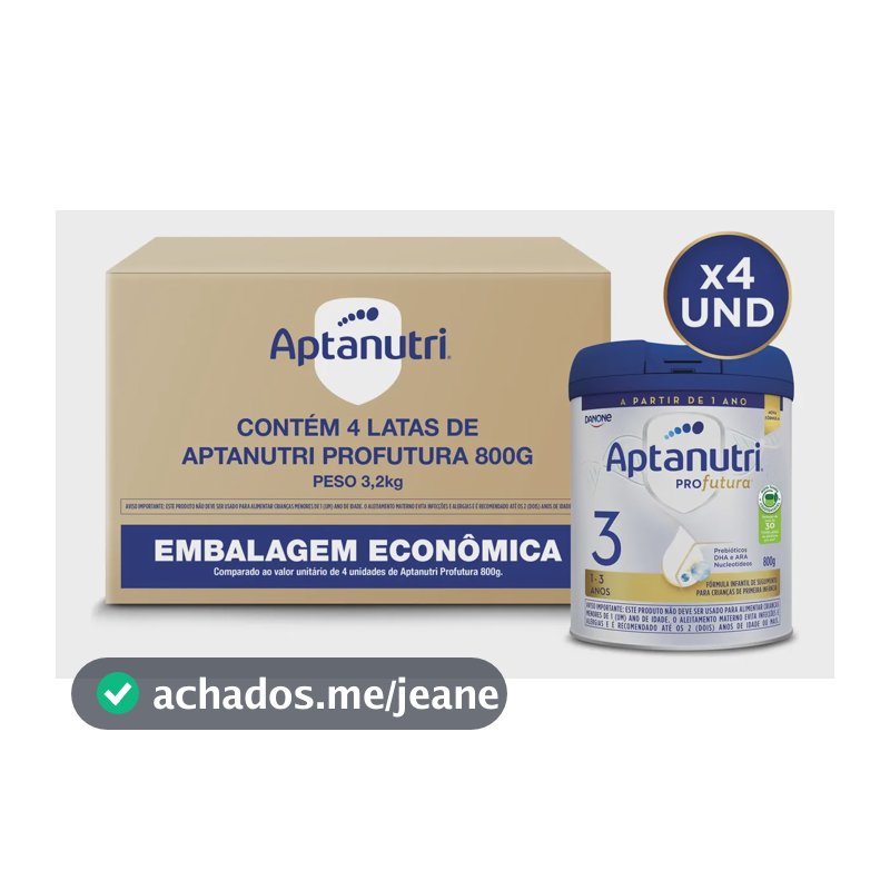 Pack Com 4 Unidades De 800g De Profutura Aptanutri