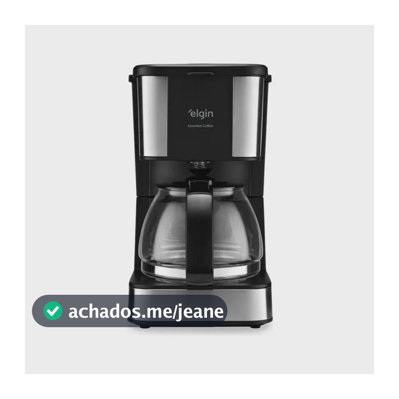 Cafeteira elétrica Essential Coffe – 19 xícaras jarra de vidro Elgin