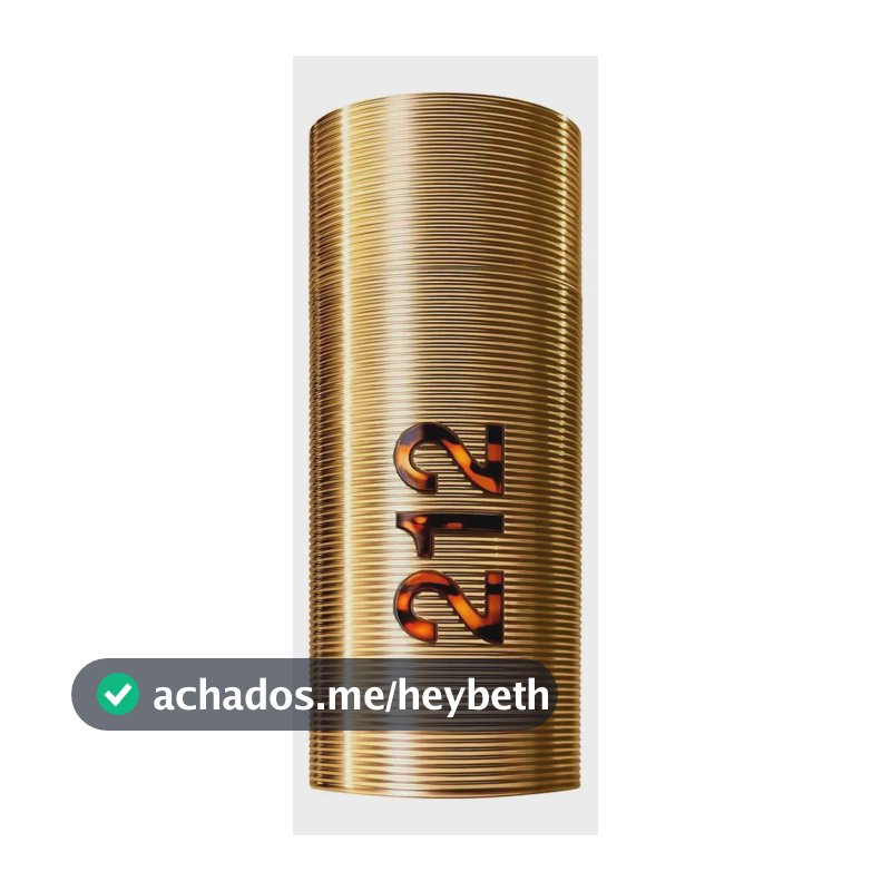 Perfume Masculino Carolina Herrera 212 Men Parfum Eau de Parfum - Amadeirado Ambarado Importado - Perfume masculino de Alta Fixação 100ml