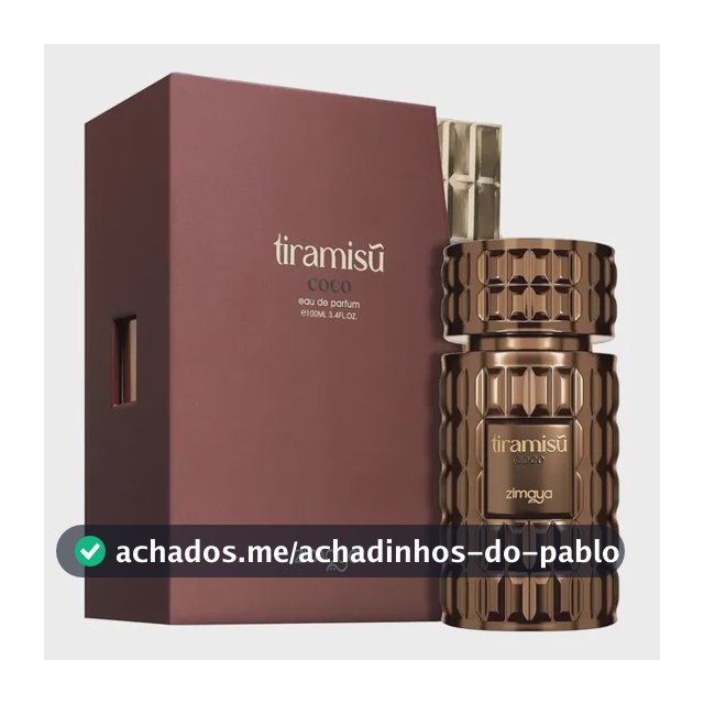 Perfume Tiramisu Coco Edp 100ml Zimaya