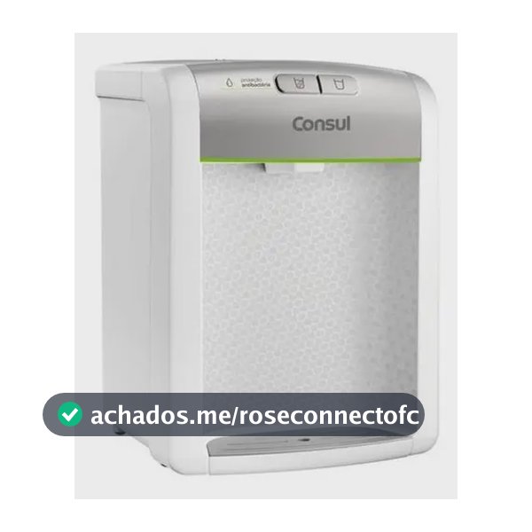 Purificador De Água Consul refrigerado Natural E Gelada com proteção antibactérias Bivolt Consul Branco - CPB34ASVNA