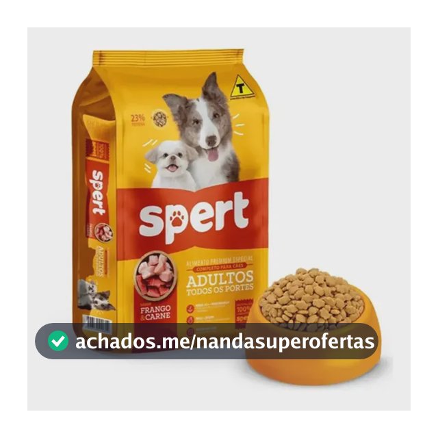 Ração Spert Premium Especial Cães Adultos 15 Kg 23% Proteina