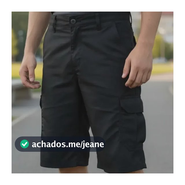 Bermuda Tática Poly Ripstop Reforçada Leve