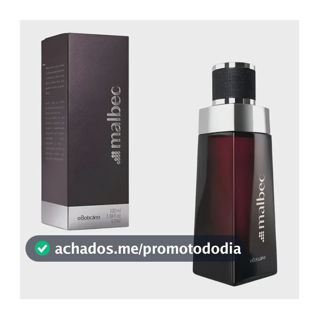 Perfume Malbec Tradicional 100ml O Boticário Masculino