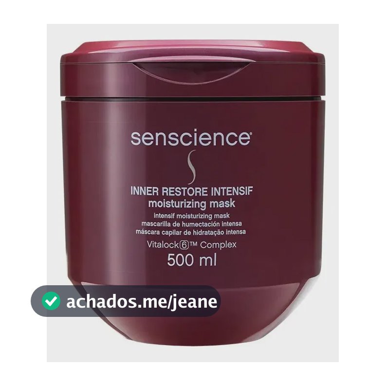 Senscience Inner Restore Intensif Moist Máscara 500ml