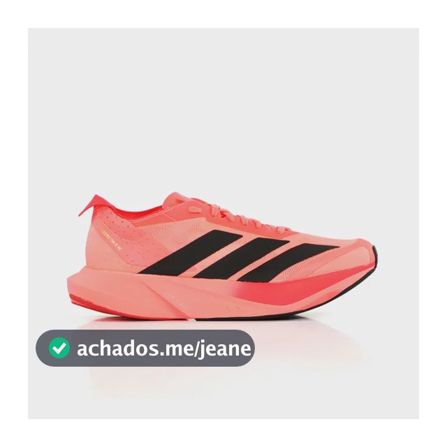 Tênis adidas Adizero Drive Rc Corrida 21 A 42 Km Lightstrike Rosa 41 Br