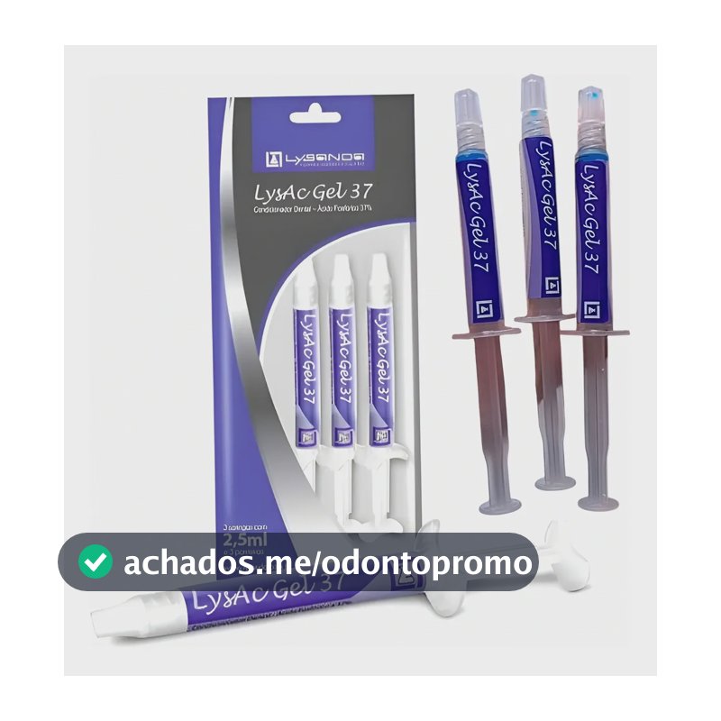 Condicionador Dental 37% Acido Fosfórico Gel Lysanda Odonto