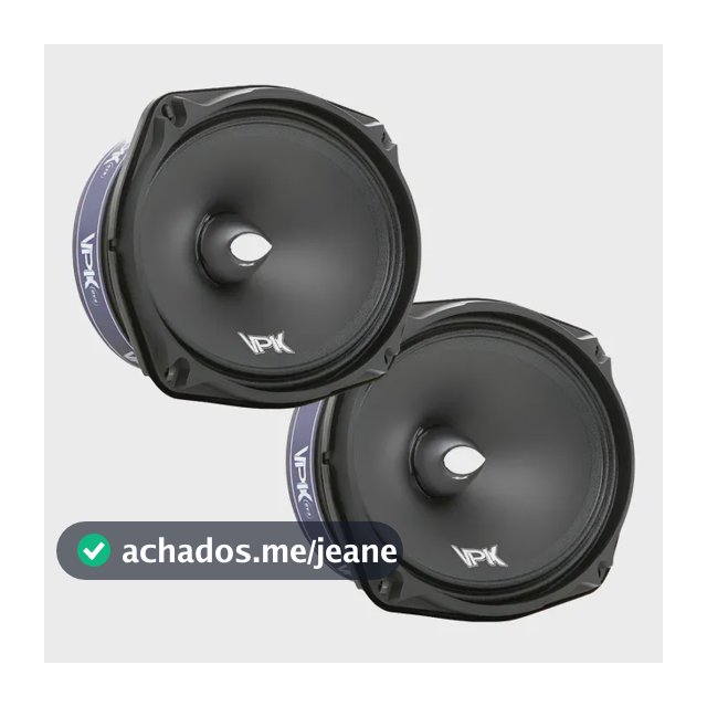 Par Falante Medio Grave Qvs Vpk 6x9 600w Rms Preto