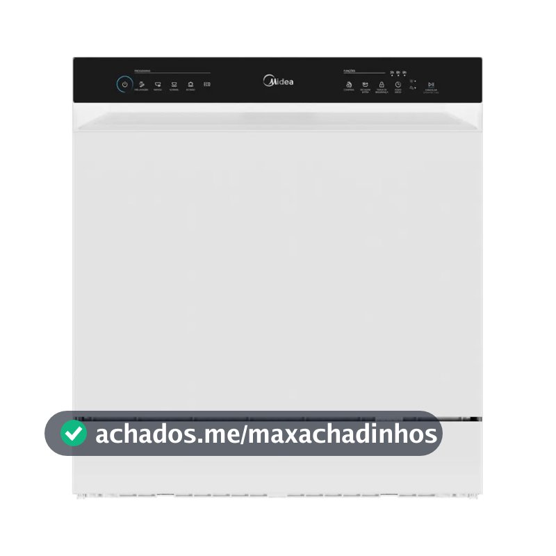 Lava Louças 8 Serviços Branco Touch Plus Midea