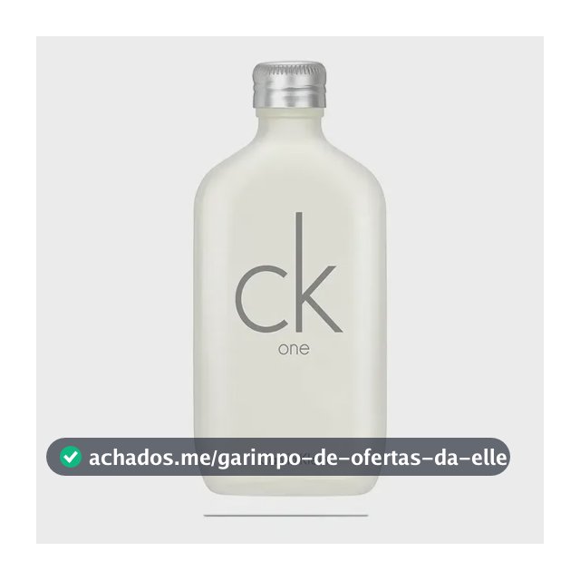 Perfume Calvin Klein CK One 200ml