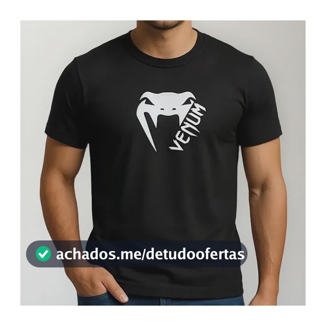 Camiseta Venum Masculina Adulto Basic - Escolha O Seu Modelo