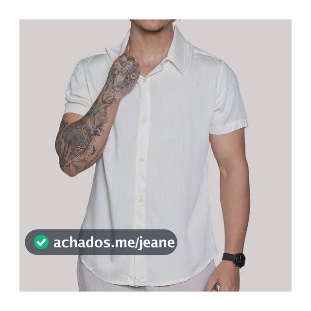 Camisa De Linho Masculina Manga Curta Para Verão Moda Praia