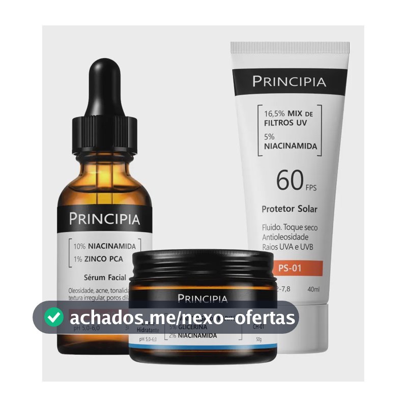 Principia Kit Uniformiza, Hidrata E Protege Fps 60