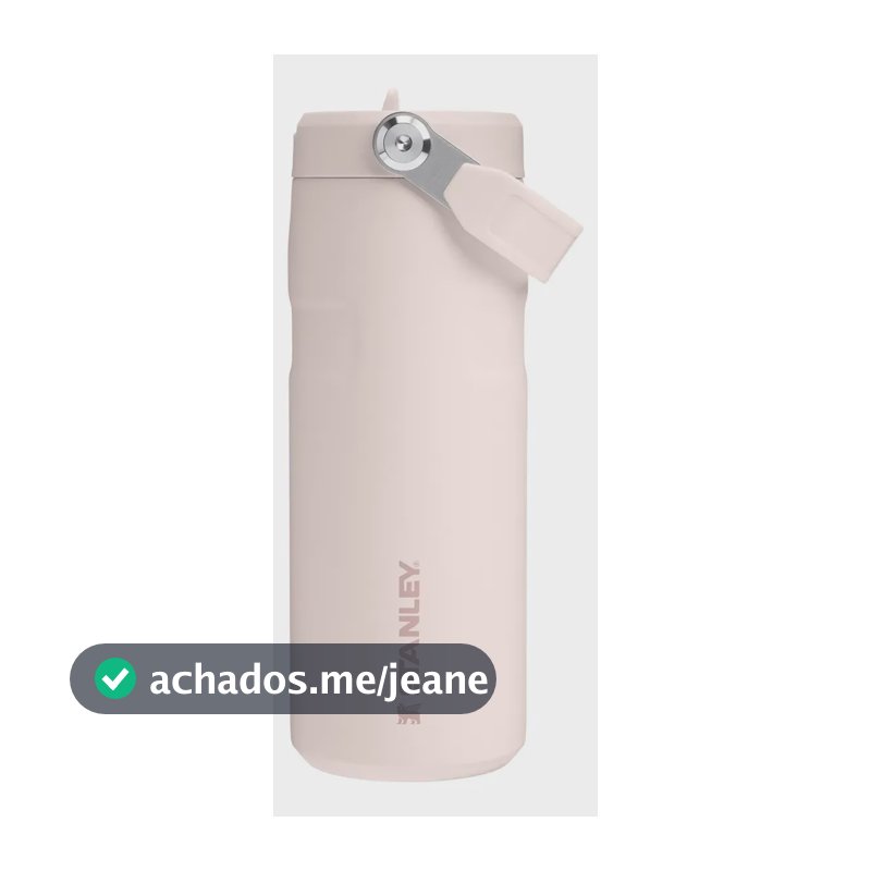 Garrafa Térmica Stanley Aerolight Flip Straw Rose Quartz 473ml