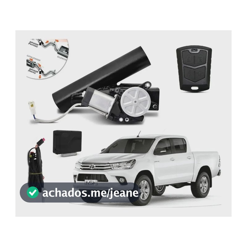 Difusor Escapamento Toyota Hilux Ronco Esportivo C/ Controle