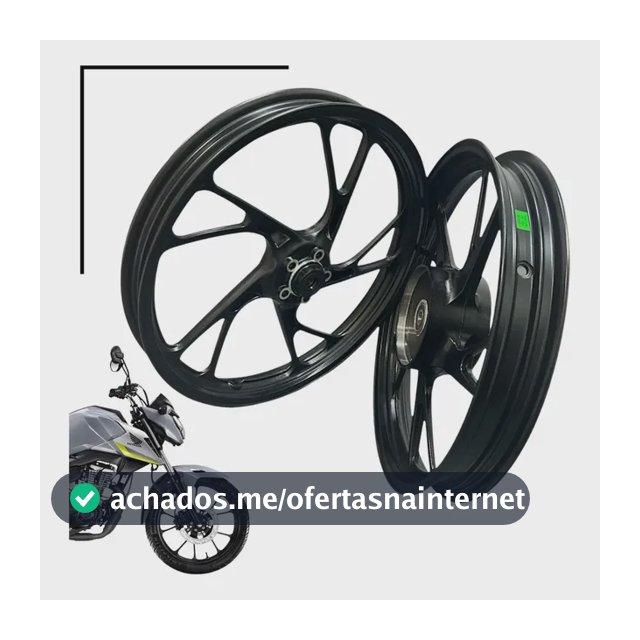 Par Roda Pé Galinha Liga Leve Titan 160 Cg160 Fan 160 Preto