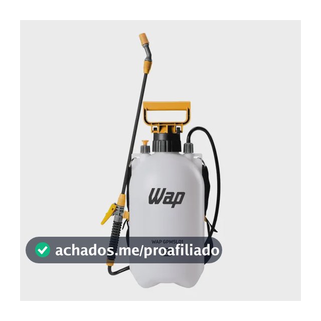 Pulverizador Manual Compressão Prévia 5 Litros Gpm5l01 Wap