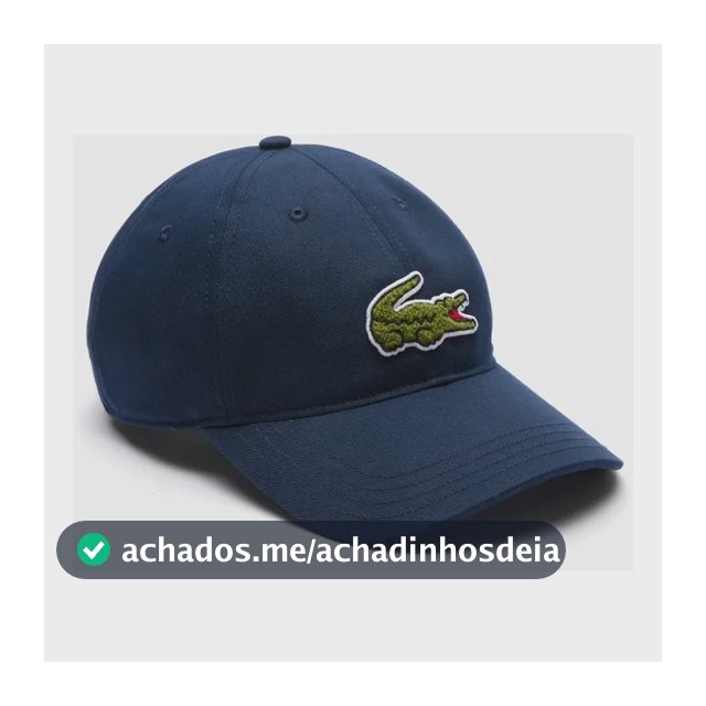 Boné Lacoste Big Croc Em Promoção Original
