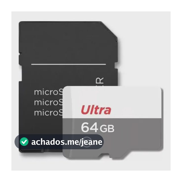 Cartão De Memória Microsd Tf 64gb P/ Câmera De Segurança