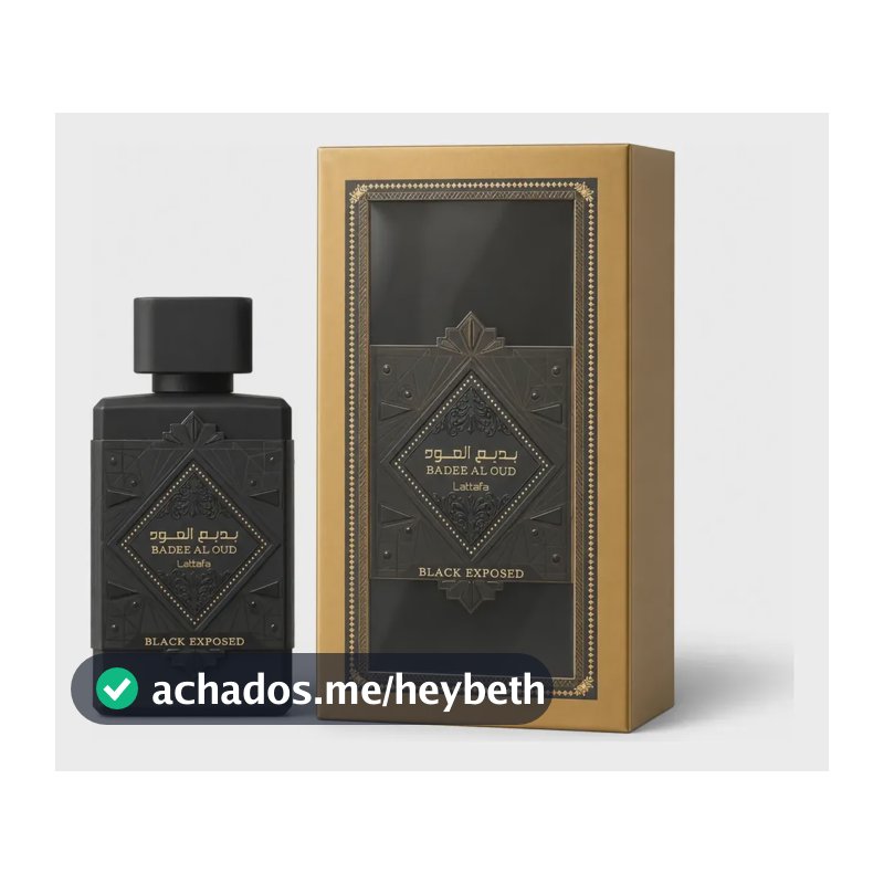 Badee Al Oud Black Exposed  Lattafa | Eau De Parfum | 100ml