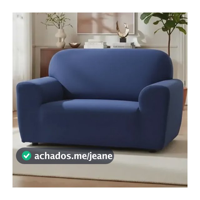 Capa Para Sofa Em Malha Avulsa Coladinha 2 Lugar Elasticada