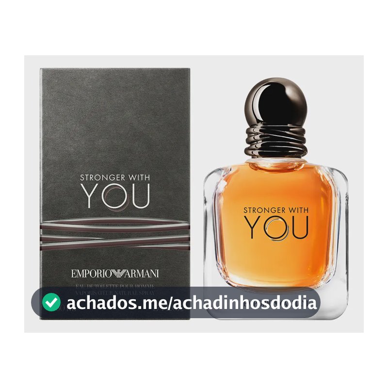 Armani Beauty Perfume Masculino Stronger With You Eau de Toilette 50ml