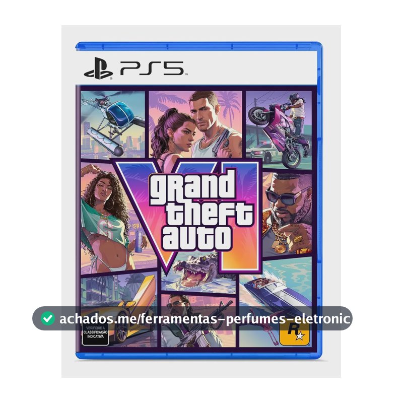Gta Vi - Playstation 5 Versão Standard Nacional Br