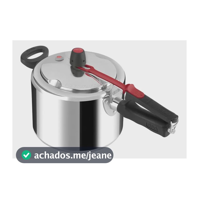 Panela De Pressão Clock Polida 4,5l Polida
