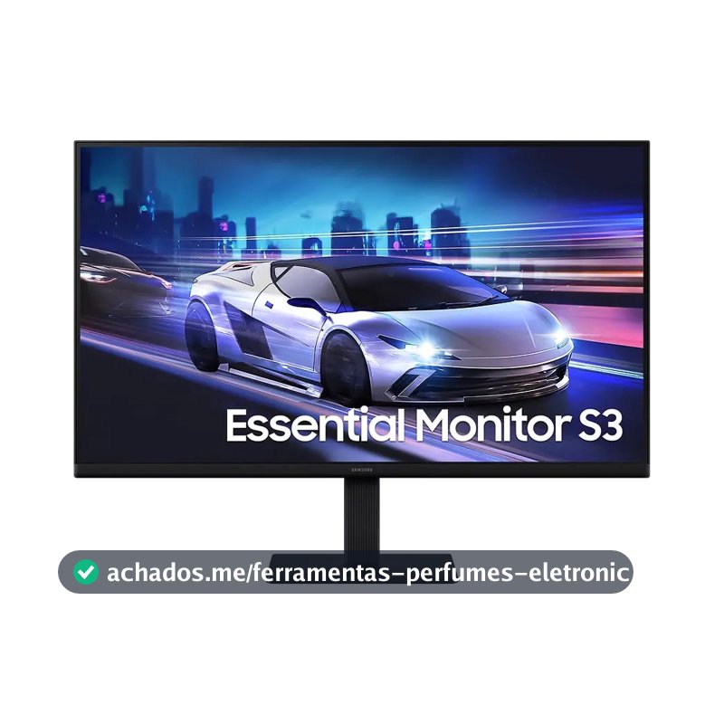 Monitor Gamer Samsung Essential S3, 24" FHD, 120 Hz, HDMI, Preto
