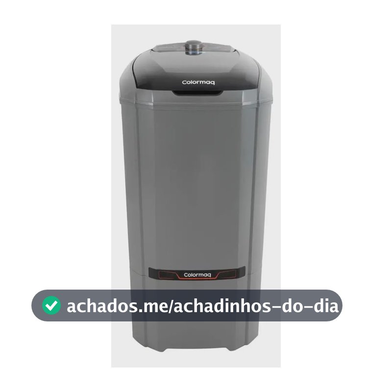 Tanquinho Colormaq 15kg Prateado