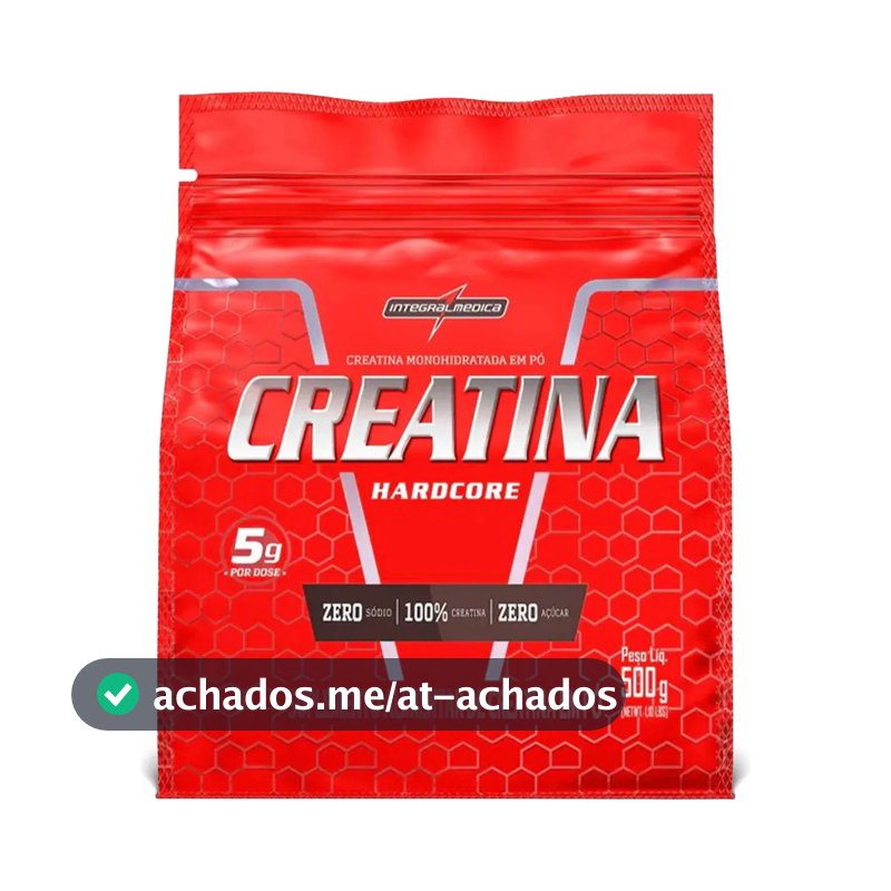 Creatina Integralmédica em pó Sem sabor x 500g