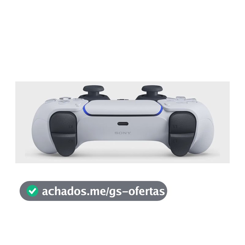 Controle Sony Dualsense Sem Fio White Ps5