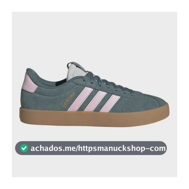 Tênis Feminino Vl Court 3.0 adidas Verde Liso 38 Br