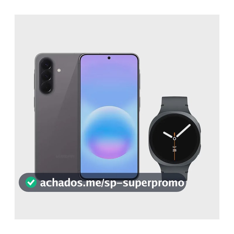 Galaxy A57 5G (256GB) - Cinza + Galaxy Watch8 BT 44mm - Grafite