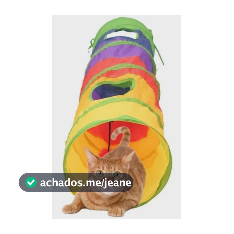 Brinquedo Pets Túnel Labirinto Para Gatos Cães Interativo
