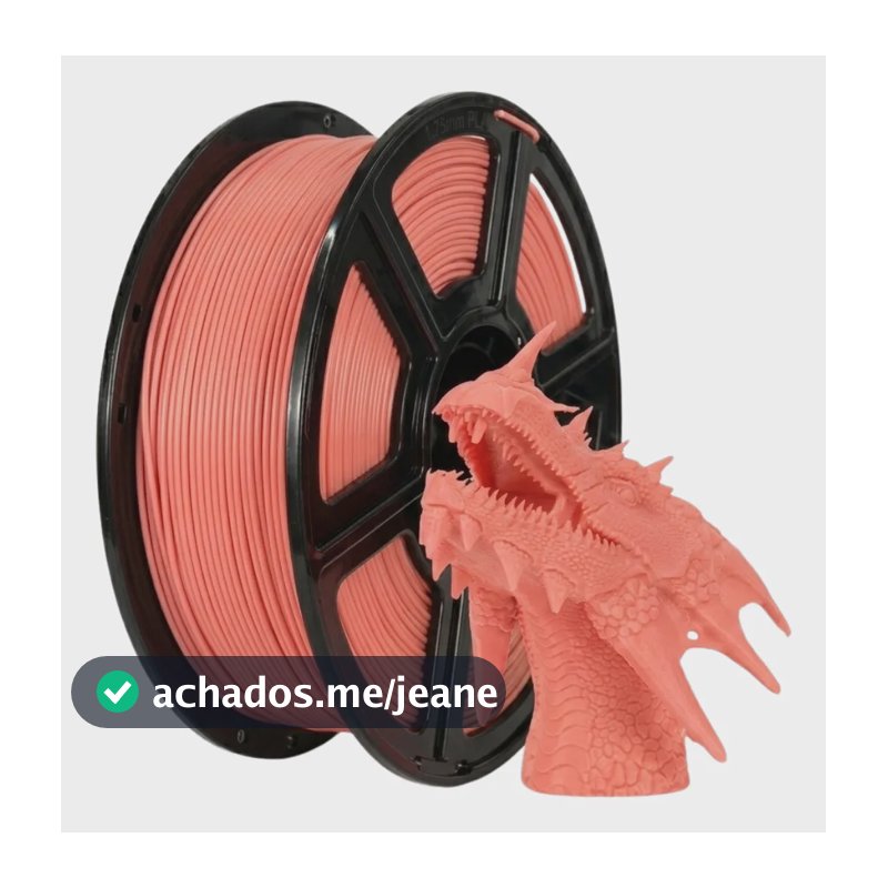 Filamento Flashforge Pla Lite 1kg 1.75mm Impressão 3d Rosa-alaranjado