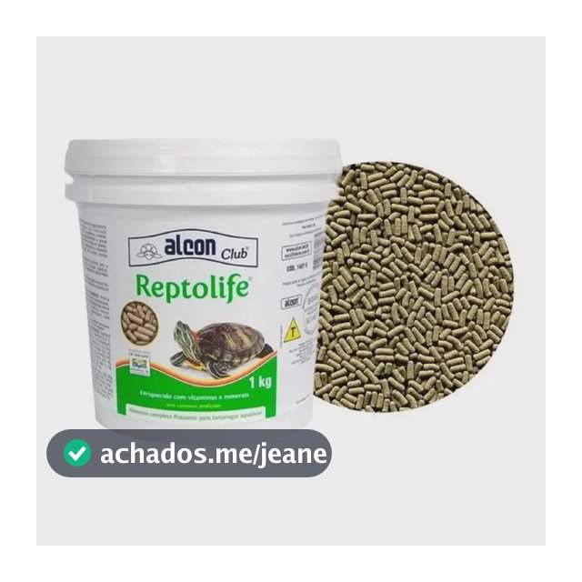 Ração Alcon ReptoLife para Tartarugas Extrusada 1 Kg