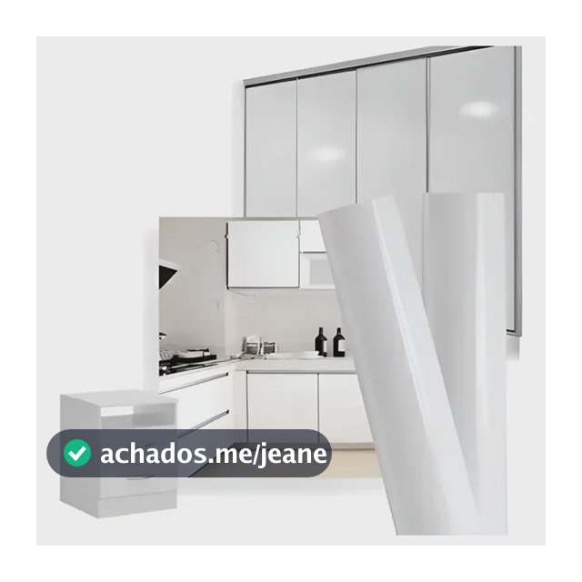 Adesivo Vinílico Envelopamento Geladeira Móveis Branco 6 Mts
