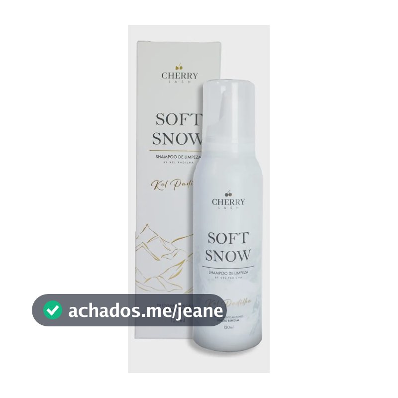 Espuma de Limpeza para Cílios Cherry Soft Snow Mousse 120ml