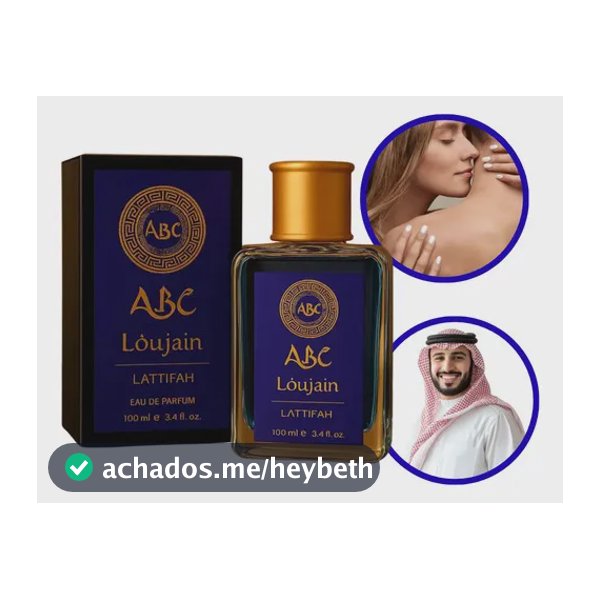 Perfume Árabe Barato Loujain Abc Masculino 100ml - Envio24h