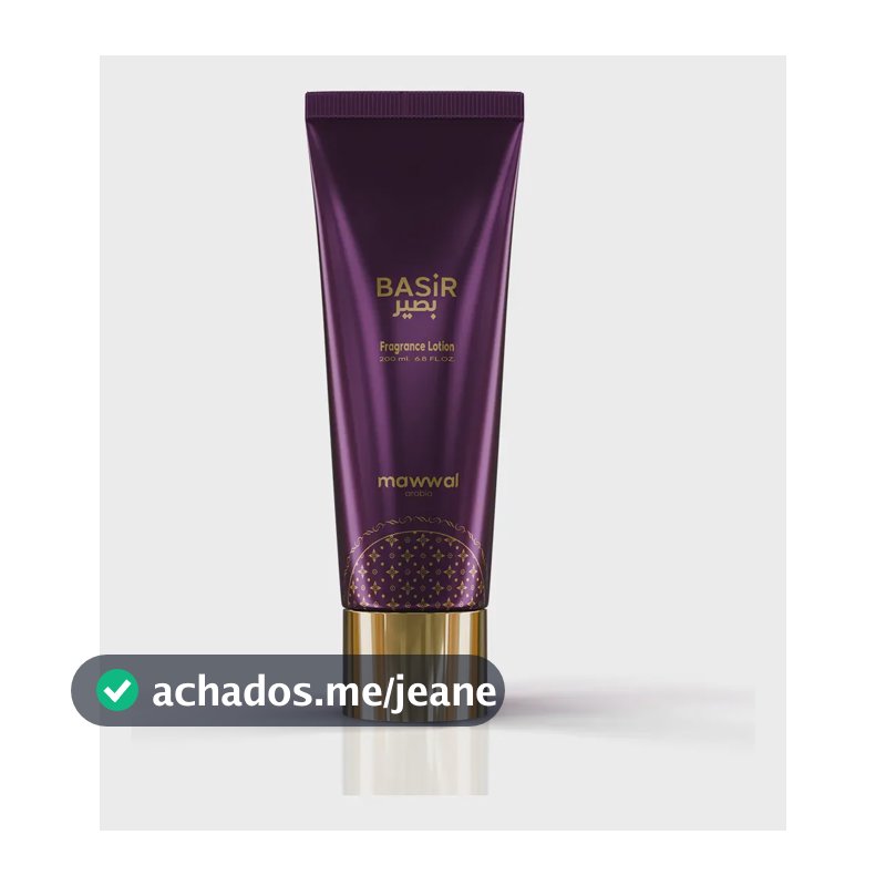 Creme Hidratante Basir Mawwal Arabia Original 200ml Basir