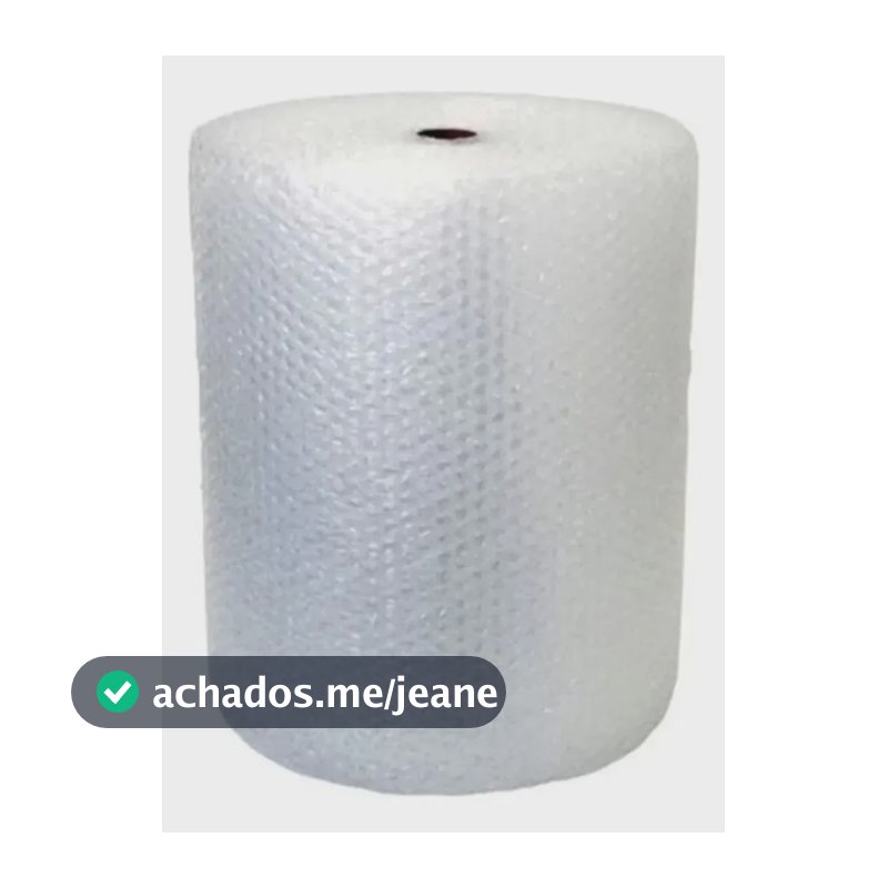 Bobina Plástico Bolha P/ Embalagens Proteção 43cm X 100mts Transparente