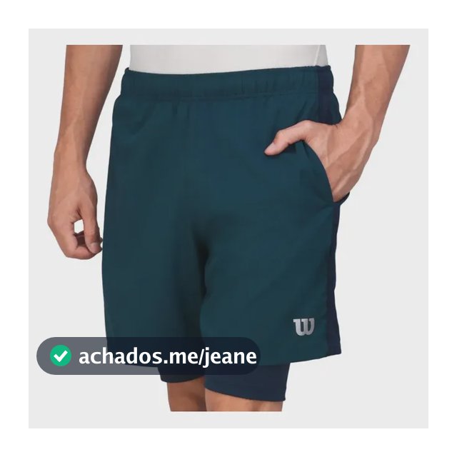 Shorts Wilson Performance 3 Marinho Azul-marinho Liso P