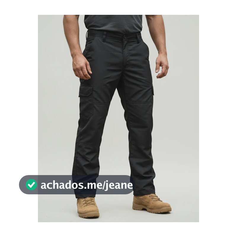 Calça Poly Ripstop Preto Verde Caqui Creme Cinza Azul Chumbo
