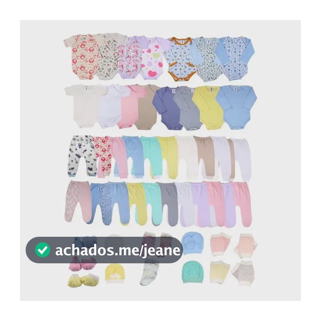 Kit Enxoval Bebê 30 Peças Maternidade Body Touca Luva Meia