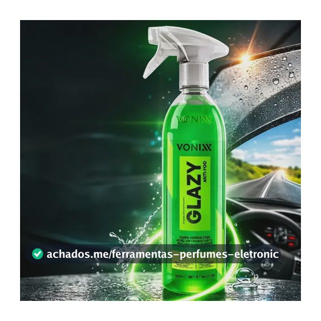 Glazy Anti Fog Para Veículo Vonixx Vidro Spray Espelho